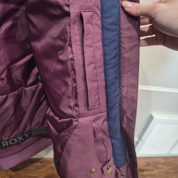 Women's Purple Roxy Meade Snow Jacket S - Picture 8 of 9